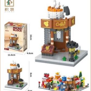 COFFE STORE + 500 PIEZAS MICRO BLOCK