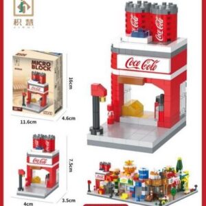 COCA COLA STORE + 500 PIEZAS MICRO BLOCKS
