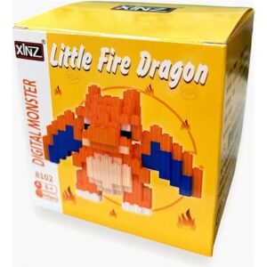 CHARIZARD MIBLO BLOKS 645 PCS POKEMON -H3-