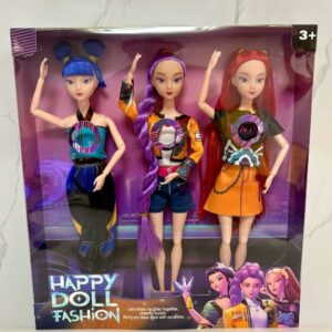 GUERRERAS K POP HAPPY DOLL PACK X 3