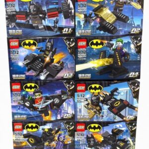 BATMAN Y ROBIN SET 8 EN 1 371 PCS - OBM9047 - G4-