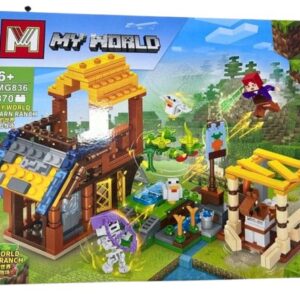 MY WORLD GRANJA MINECRAFT 370 PIEZAS - MG836 -F3 -