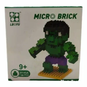 MINI BLOQUES - SUPERHEROES - HULK- 140 PIEZAS - 8145A