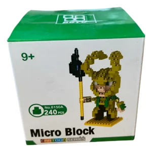 MINI BLOQUES - SUPERHEROES - LOKI- 240 PIEZAS - 8150A