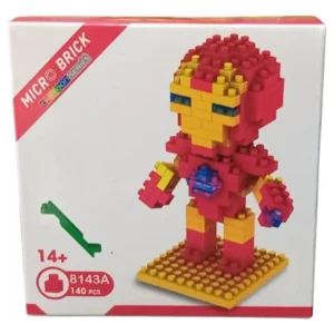 MINI BLOQUES - SUPERHEROES - IRON MAN- 140 PIEZAS - 8143A