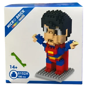 MINI BLOQUES - SUPERHEROES - SUPERMAN- 190 PIEZAS - 8152A