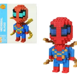 MINI BLOQUES - SUPERHEROES - SPIDER MAN - 600 PIEZAS - PT6051