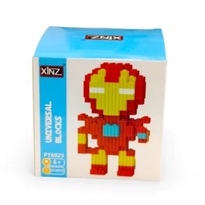 MINI BLOQUES - SUPERHEROES - IRON MAN- 474 PIEZAS - PT6025