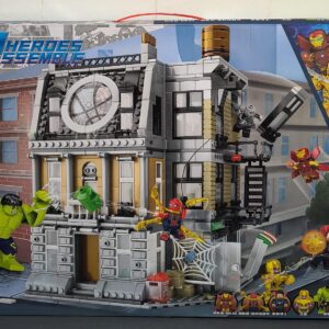 AVENGERS SANTUARIO DE NY CASA DR STRANGE (SANCTUM SANCTORUM) 1277 PCS + 6 PERSONAJES - MG1250 -
