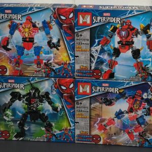 SPIDERMAN ROBOT 4 EN 1 - 498 PCS - MG1251 - B2