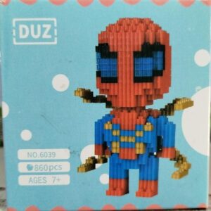 MINI BLOQUES - SUPERHEROES - SPIDER MAN- 860 PIEZAS - DUZ6039