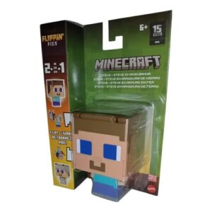 MINECRAFT FLIPPIN FIGS 2 EN 1 F223 STEVE