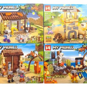 MY WORLD "ALDEA" SET 4 EN 1 -1212 PCS-