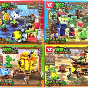 PLANTAS VS ZOMBIES BATALLA 4 EN 1 - 593 PCS - C2
