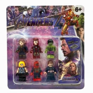 MINI LEGO AVENGERS X6 (MODELO 2)  COD. 280199