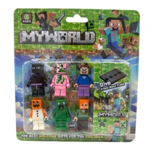 MINI LEGO MINECRAFT X6 (MODELO 3) COD.280229