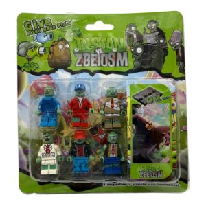 MINI LEGO PLANTA VS ZOMBIE X6 COD.280250