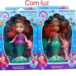 MUÑECA SIRENA CHICA C/LUZ COD.305889