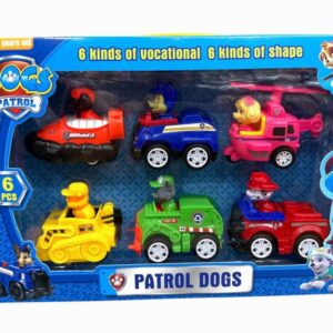 PAW PATROL X6 C/AUTO EN CAJA COD. 345679