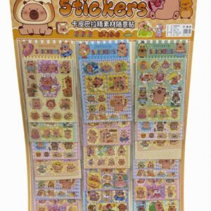 STICKERS CAPYBARA X20 (59x35cm) COD.766349