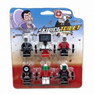 MINI LEGO MUÑECOS SKIBIDI TOILET BLISTER X 6