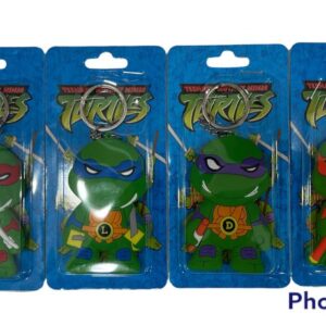 LLAVERO TORTUGA NINJA DE GOMA