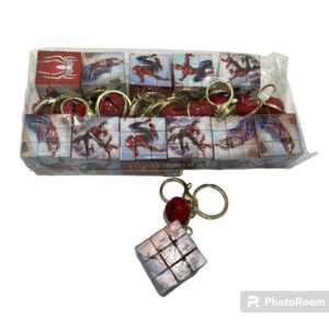 LLAVERO CUBO SPIDERMAN X12