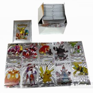 CARTA POKEMON X15 SOBRE PLATEADO