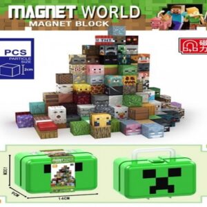Cubos Imantados 80PCS VERDE COD. L001-25B