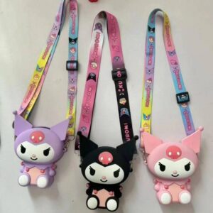 Cartera Goma Kuromi (modero 1)  Cod.WQ-609