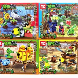 PLANTAS VS ZOMBIES BATALLA 4 EN 1 - 593 PCS - C2