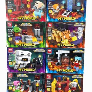 MINECRAFT SET X 8 - 403 PIEZAS -